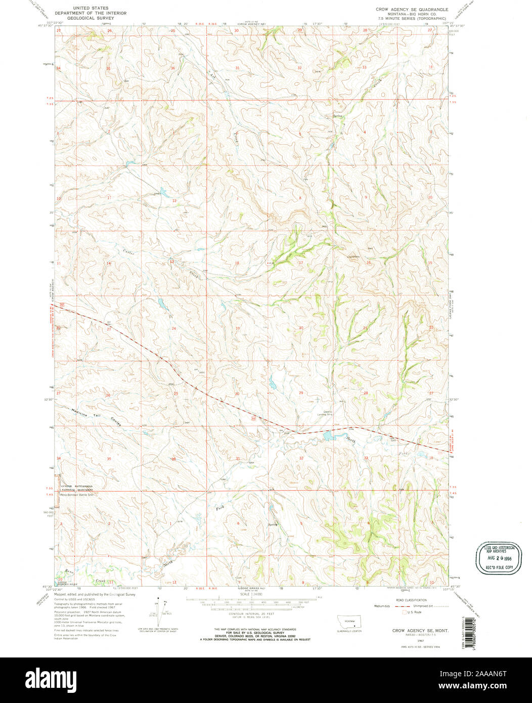 Map of crow agency montana hires stock photography and images Alamy