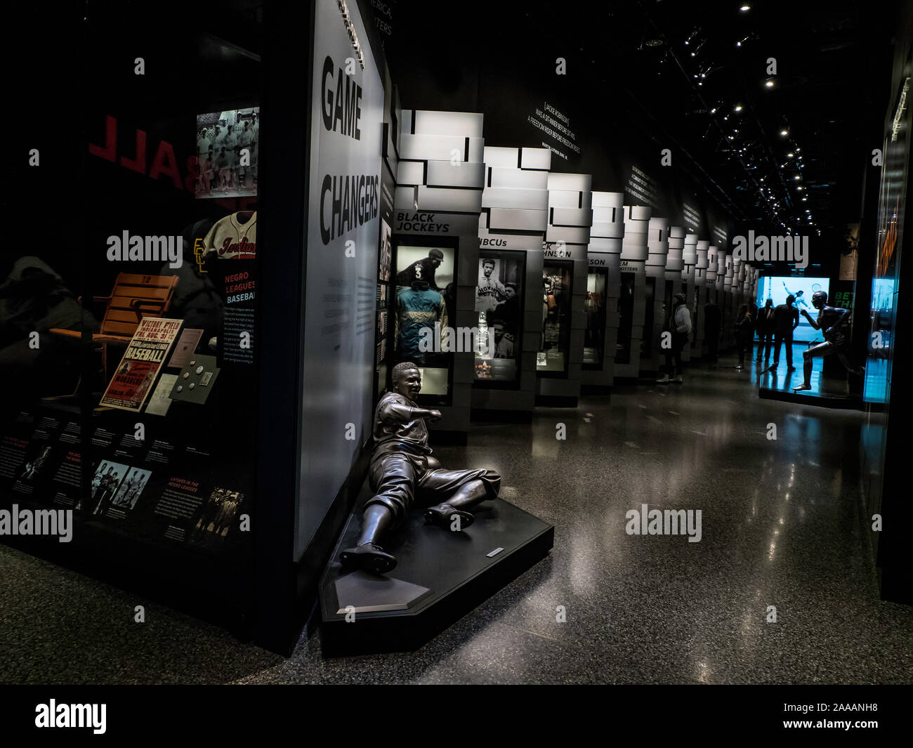 National Museum of African American History and Culture, Washington, DC Hall of Sports Stock Photo