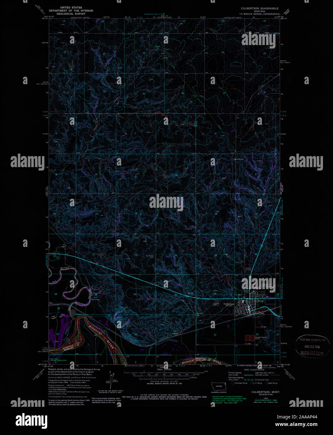 Map of culbertson montana hires stock photography and images Alamy