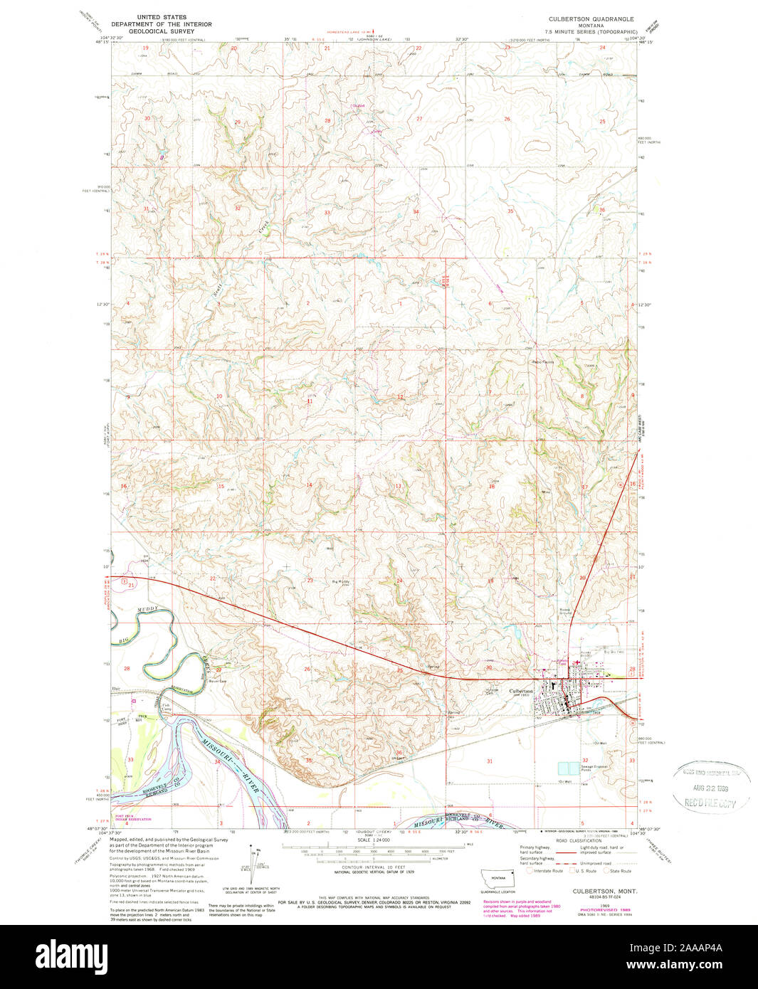 Map of culbertson montana hires stock photography and images Alamy