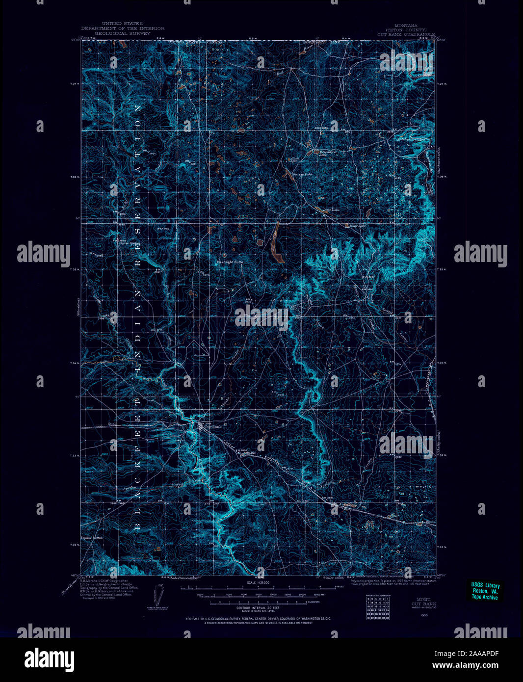 Cut bank montana map hires stock photography and images Alamy