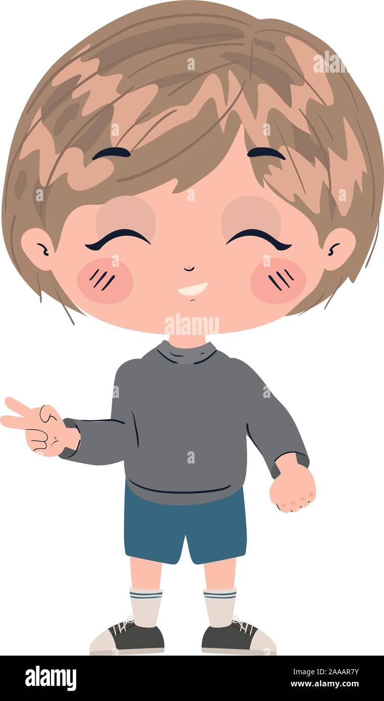 Isolated boy cartoon vector design Stock Vector Image & Art - Alamy
