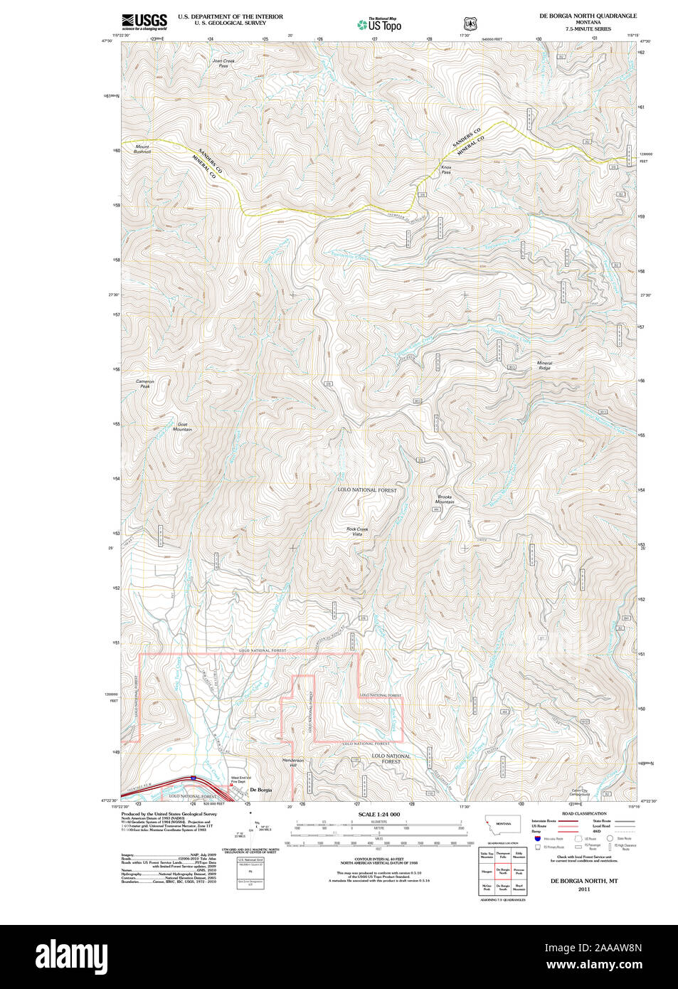 Map of de montana Cut Out Stock Images & Pictures Alamy