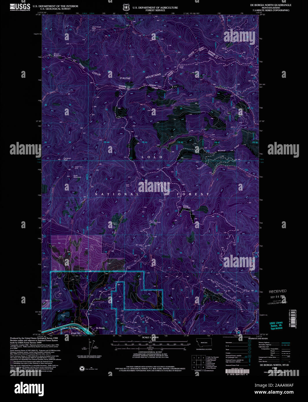 De montana map hires stock photography and images Alamy
