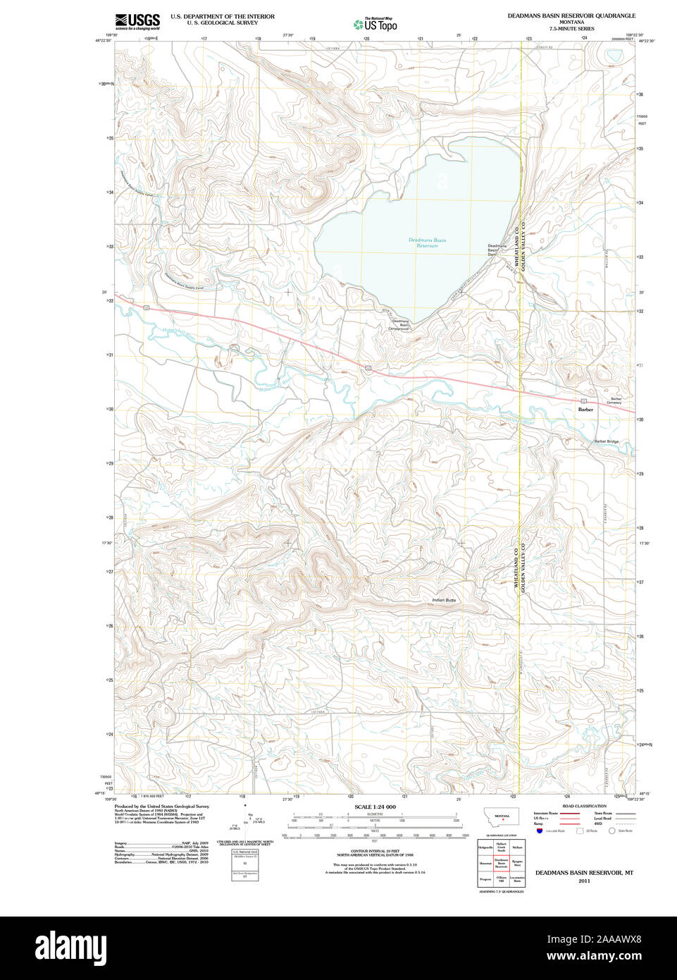 Deadmans basin reservoir hires stock photography and images Alamy