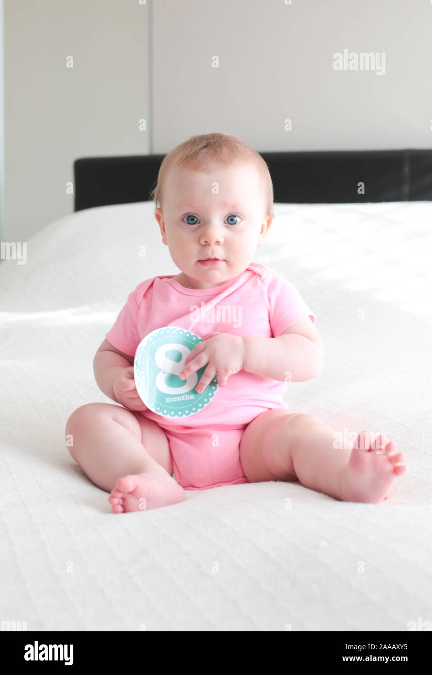 8 month baby girl