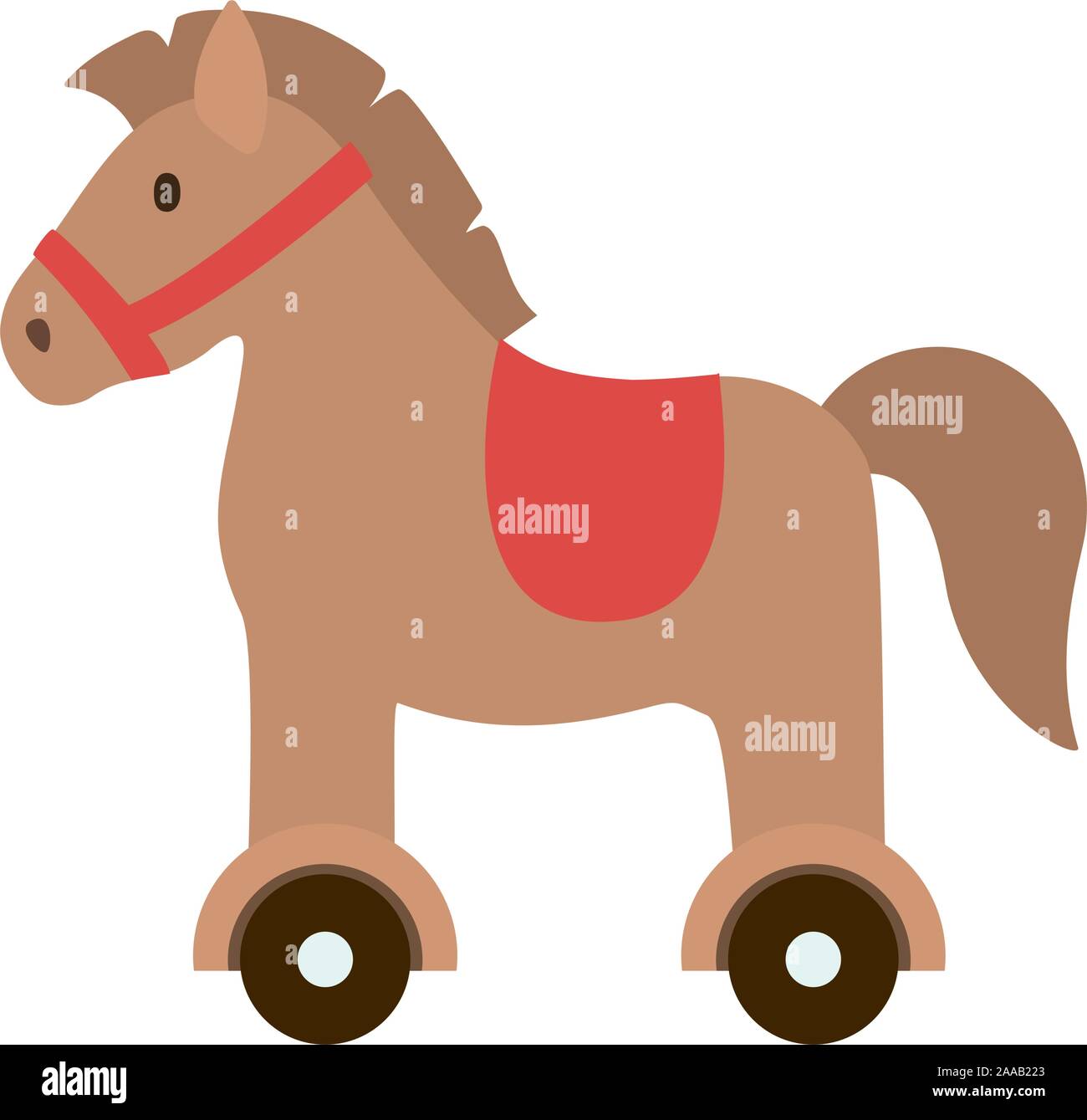 Isolated horse toy vector design Stock Vector Image & Art Alamy