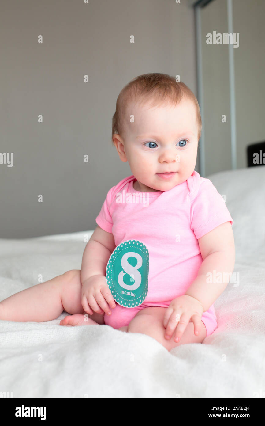 8 month baby girl