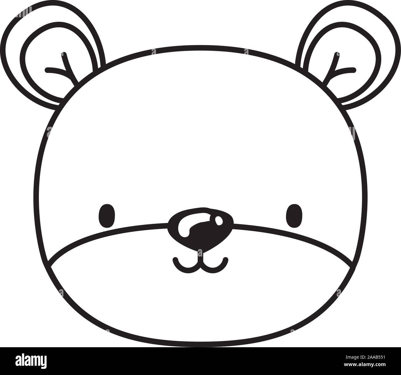 Isolated teddy bear toy vector design Stock Vector Image & Art - Alamy