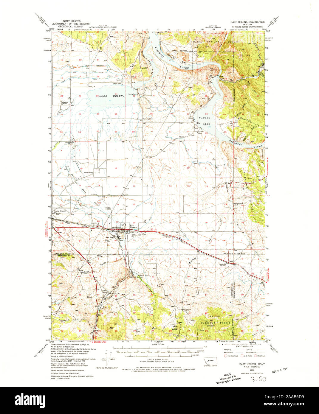 Map of east helena montana hires stock photography and images Alamy