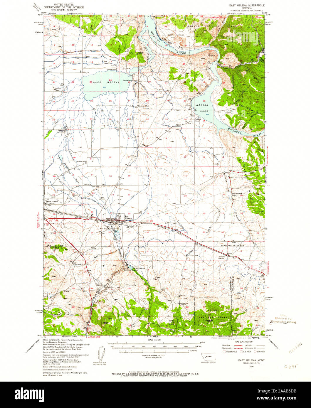Map of east helena Cut Out Stock Images & Pictures Alamy