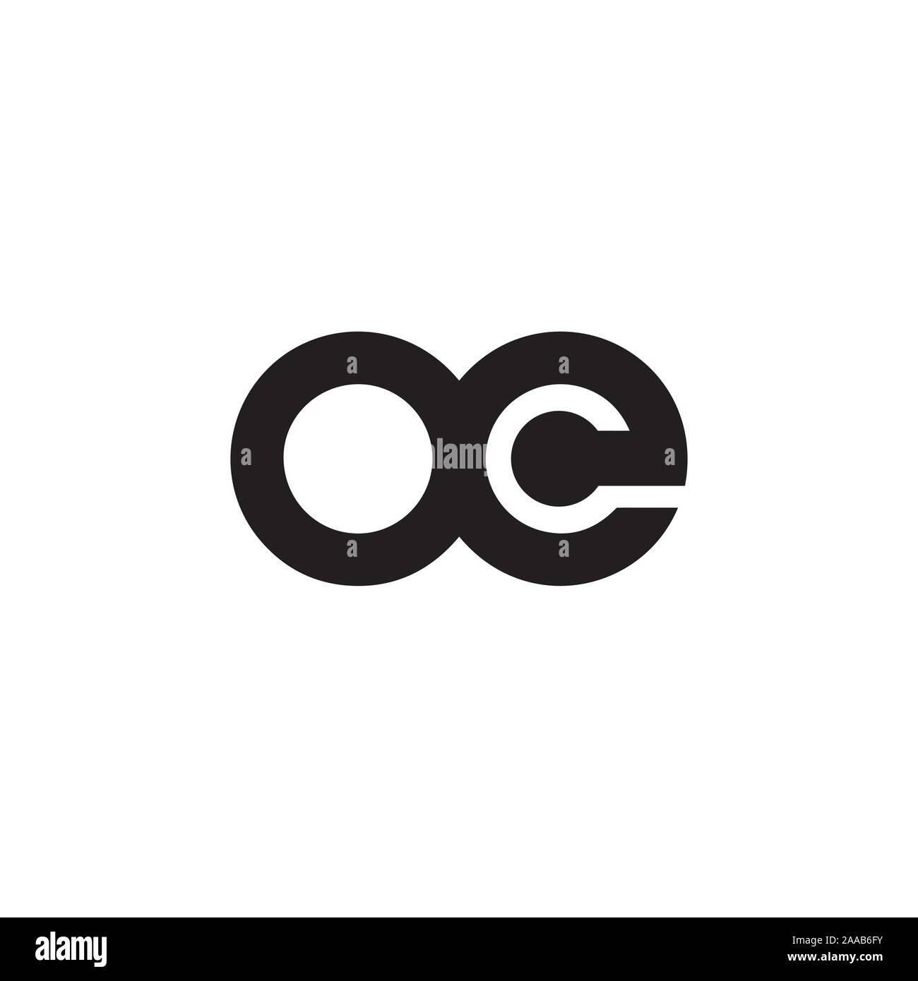 Initial letter eo or oe logo vector design template Stock Vector Image ...