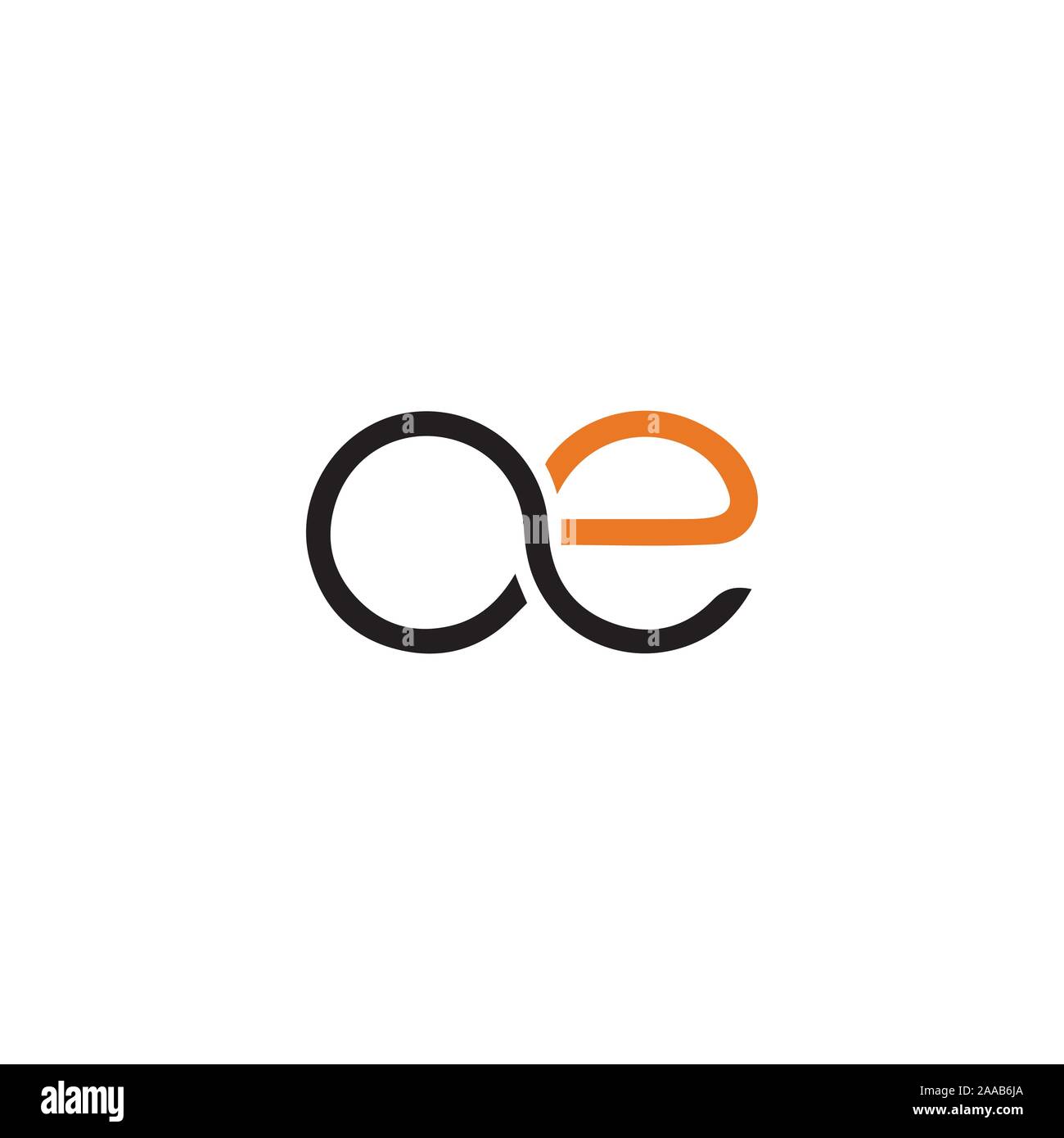 Initial letter eo or oe logo vector design template Stock Vector Image ...