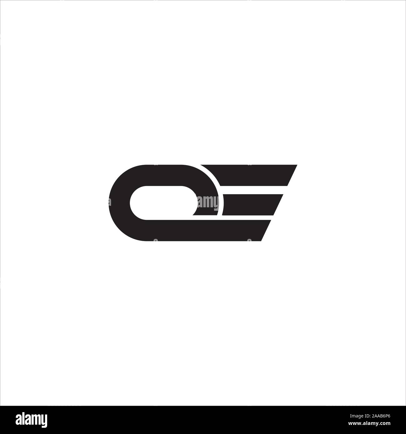 Initial letter eo or oe logo vector design template Stock Vector Image ...