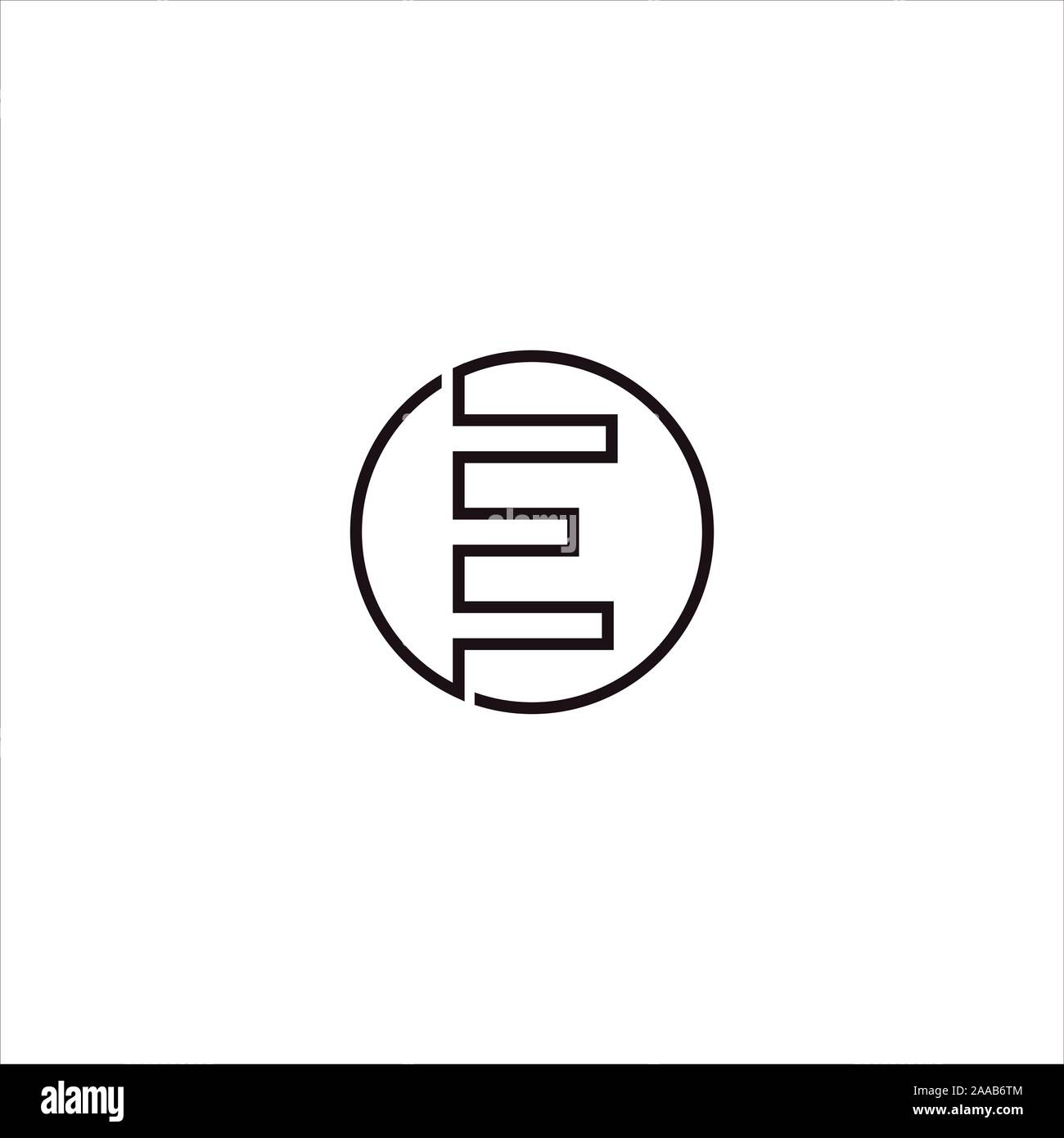 Initial letter eo or oe logo vector design template Stock Vector Image ...
