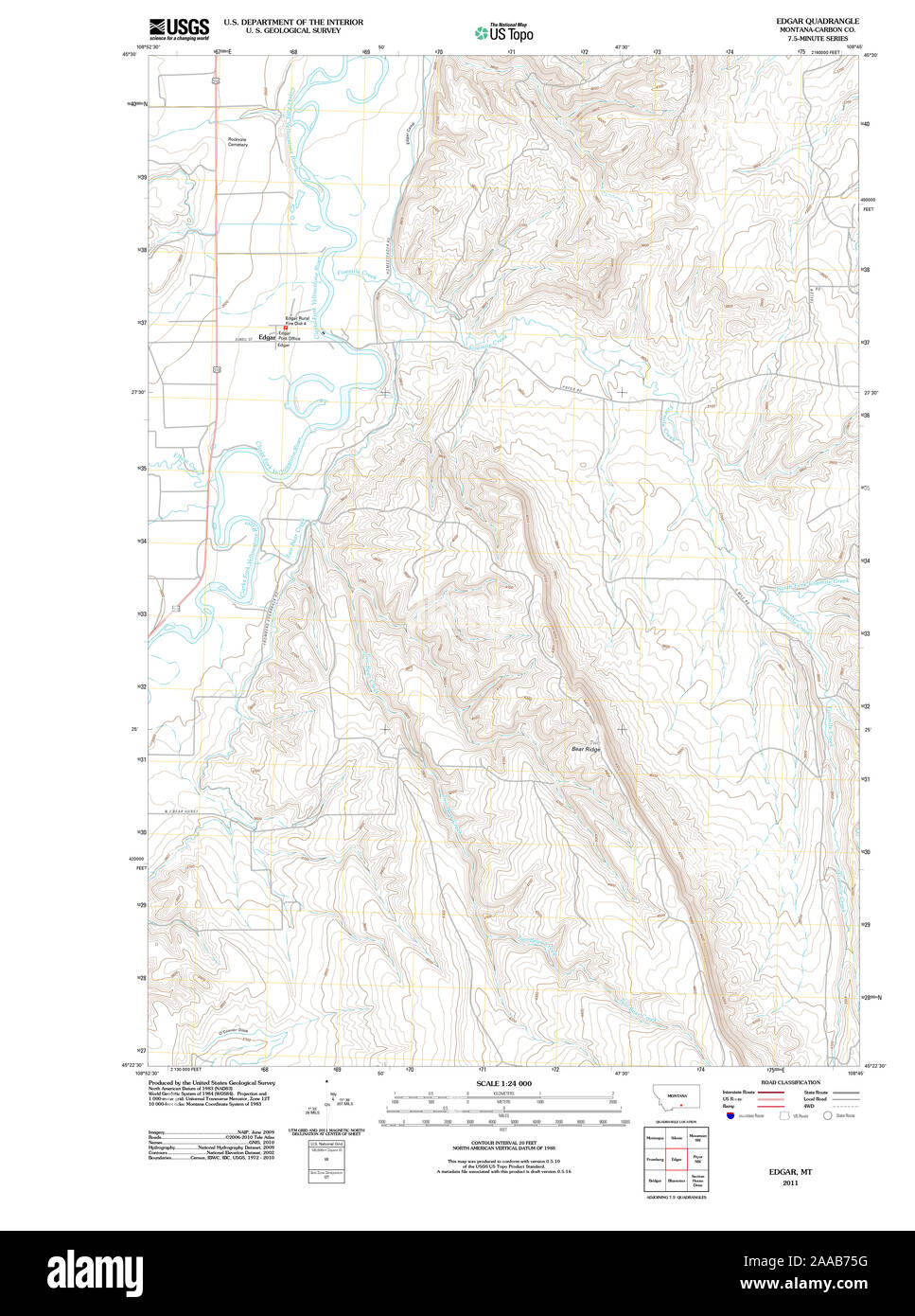Edgar map hi-res stock photography and images - Alamy