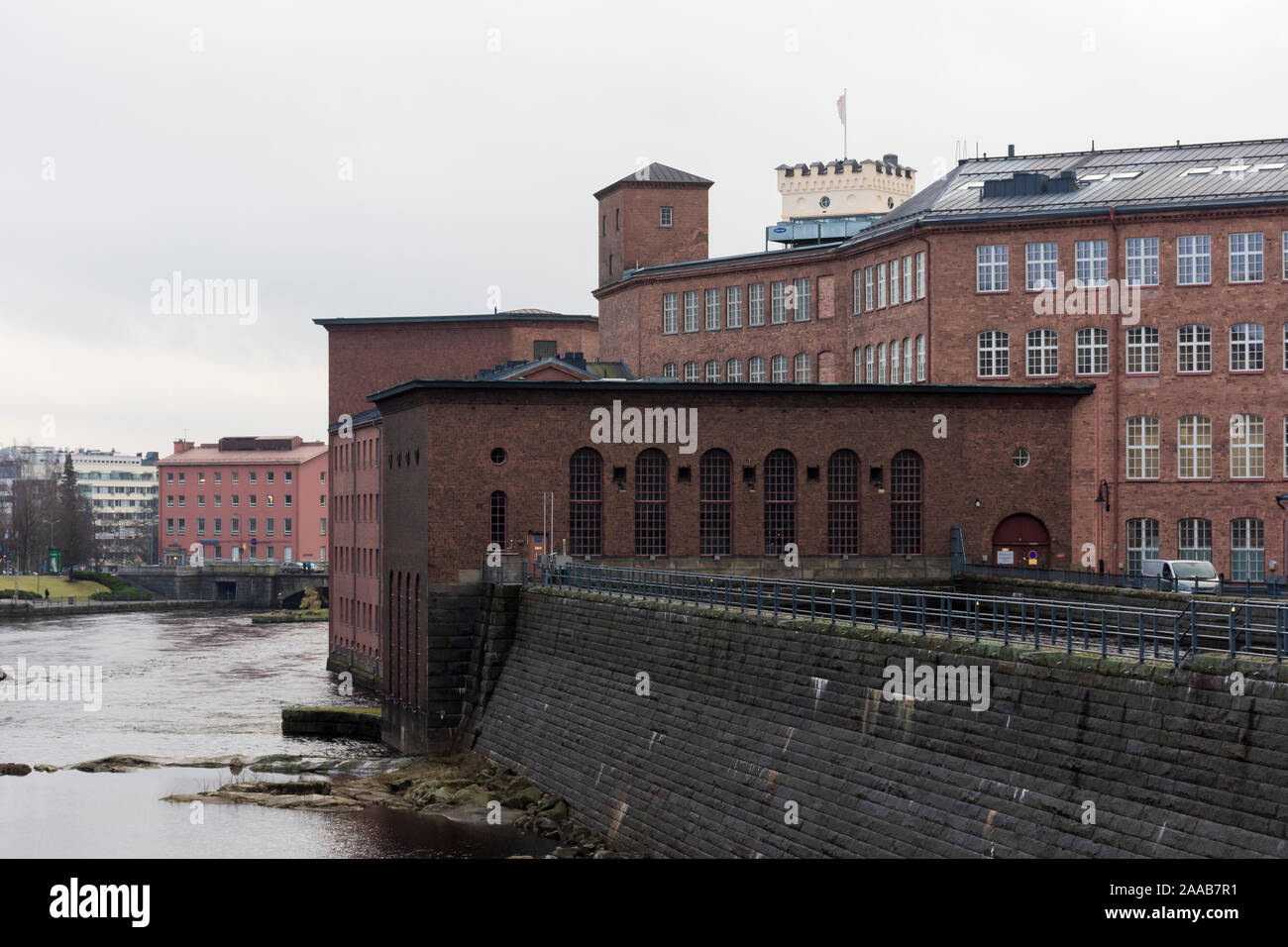 Old Finlayson industrial area in Tampere Finland Stock Photo - Alamy