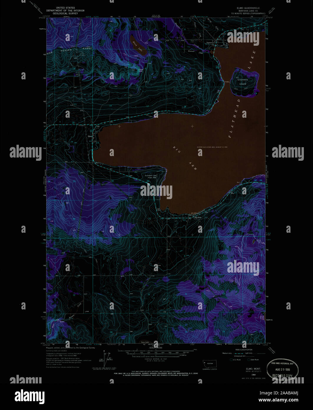 Elmo montana map hires stock photography and images Alamy