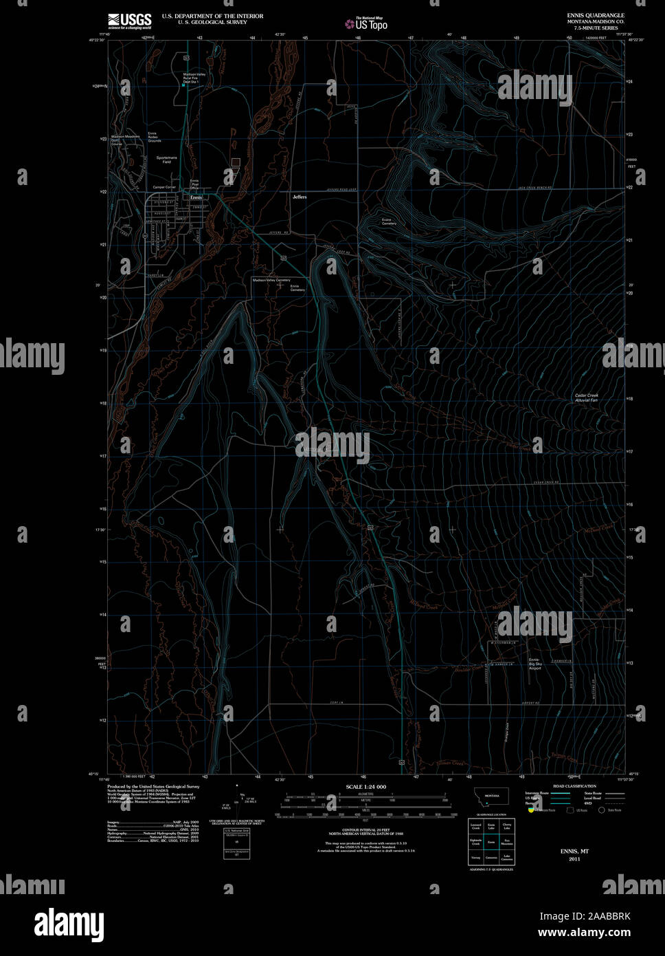 Map of ennis hires stock photography and images Alamy