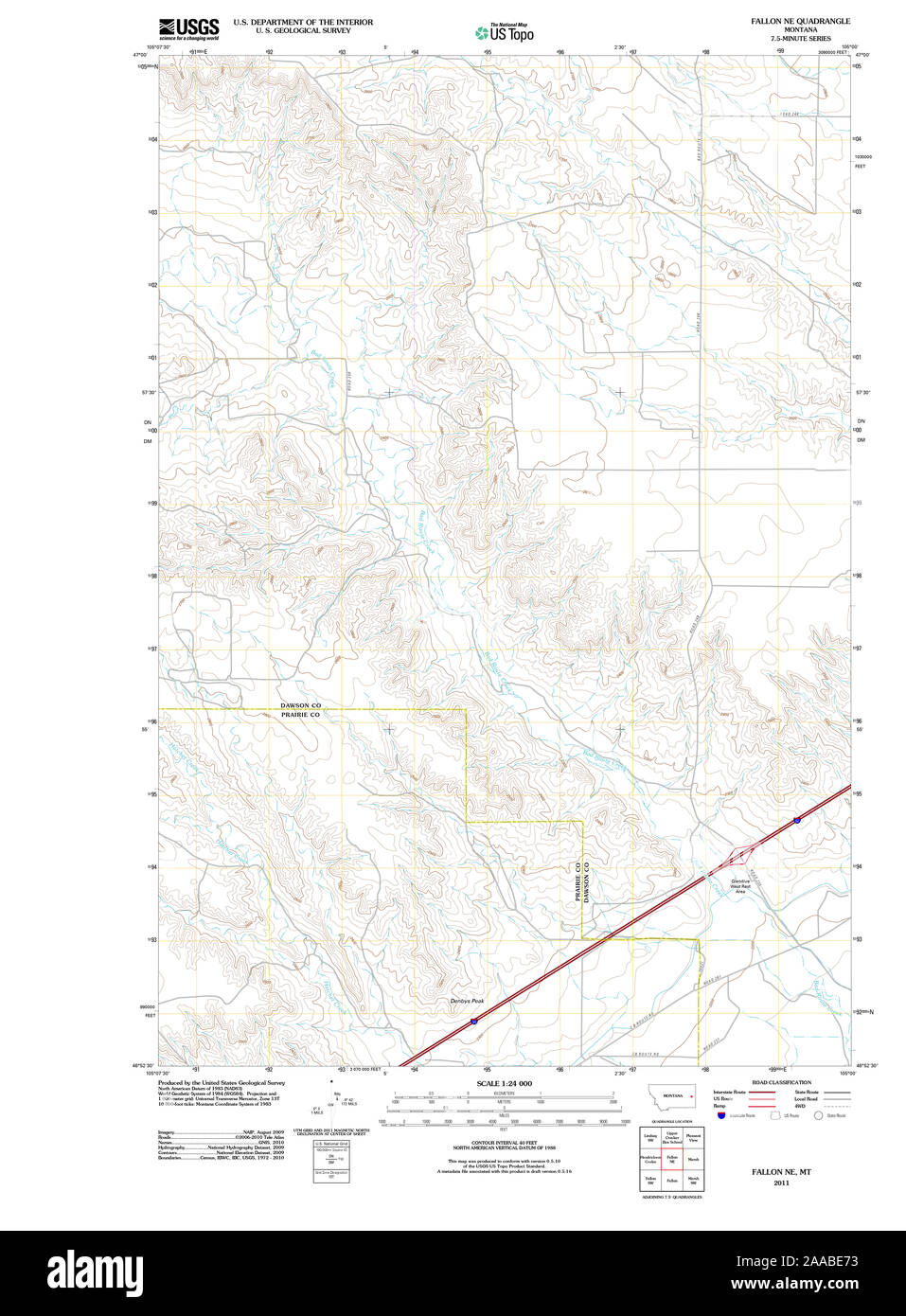 Map of fallon hires stock photography and images Alamy