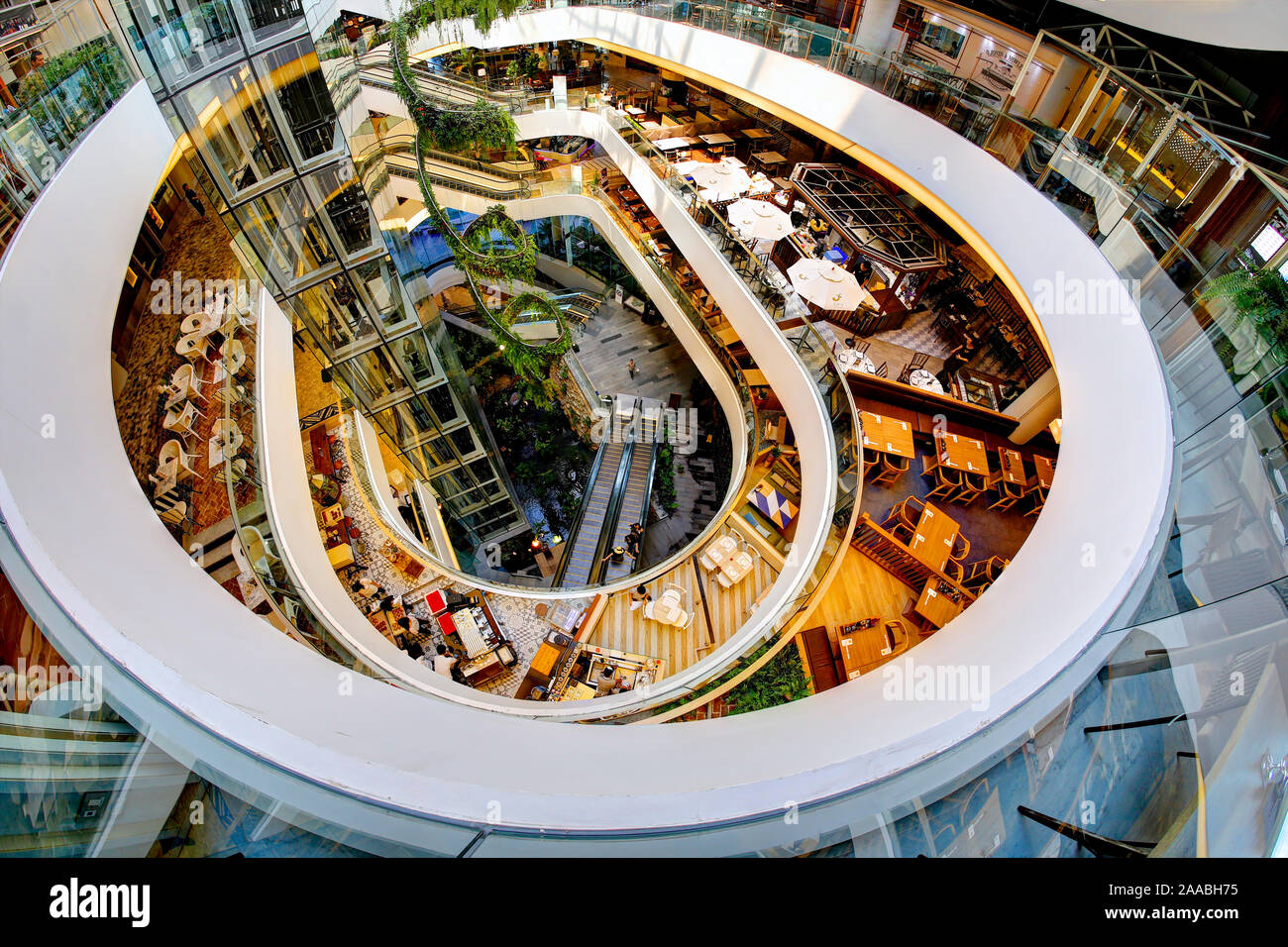 Emporium Shoping Mall Bangkok Thailand A mall full of designer named  outlets Stock Photo - Alamy