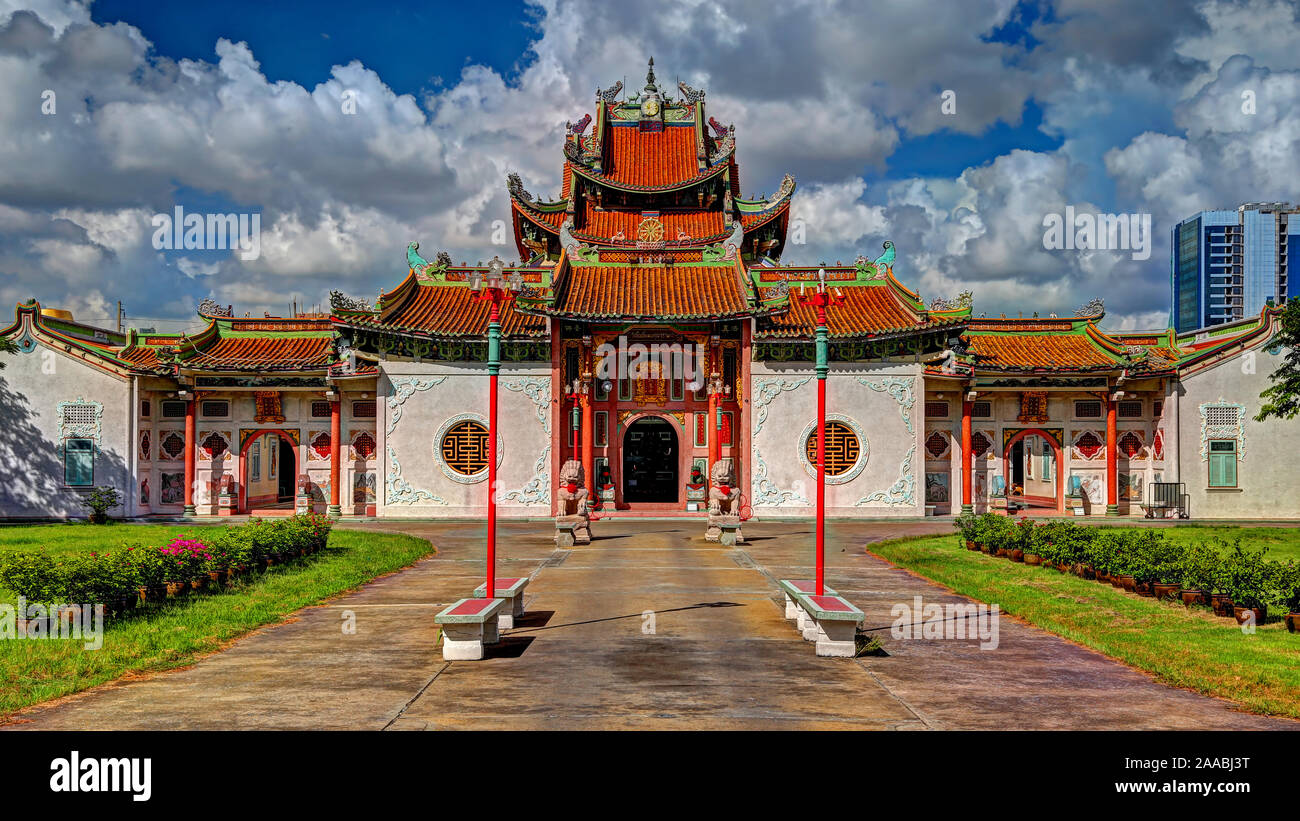 Wat Pho Man Khunaram Chinese Temple, Bangkok Stock Photo