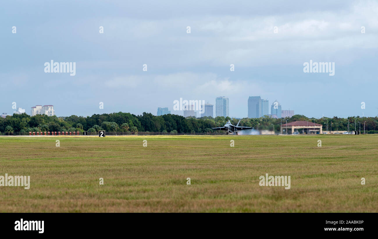A U.S. Navy Strike Fighter Squadron 106 F/A18F Super aircraft
