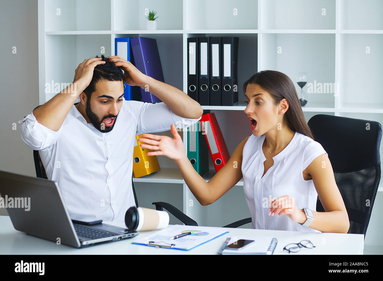 Coffee spill office hi-res stock photography and images - Alamy