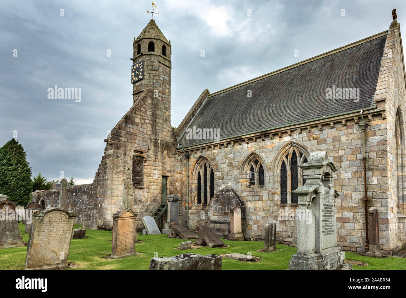 St Bride's Church, Douglas, South Lanarkshire. The building was