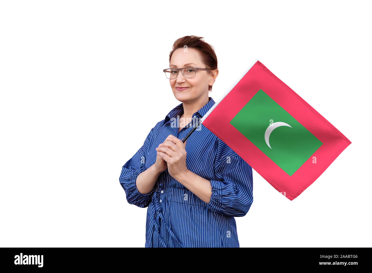 Maldives Flag High Resolution Stock Photography And Images Alamy