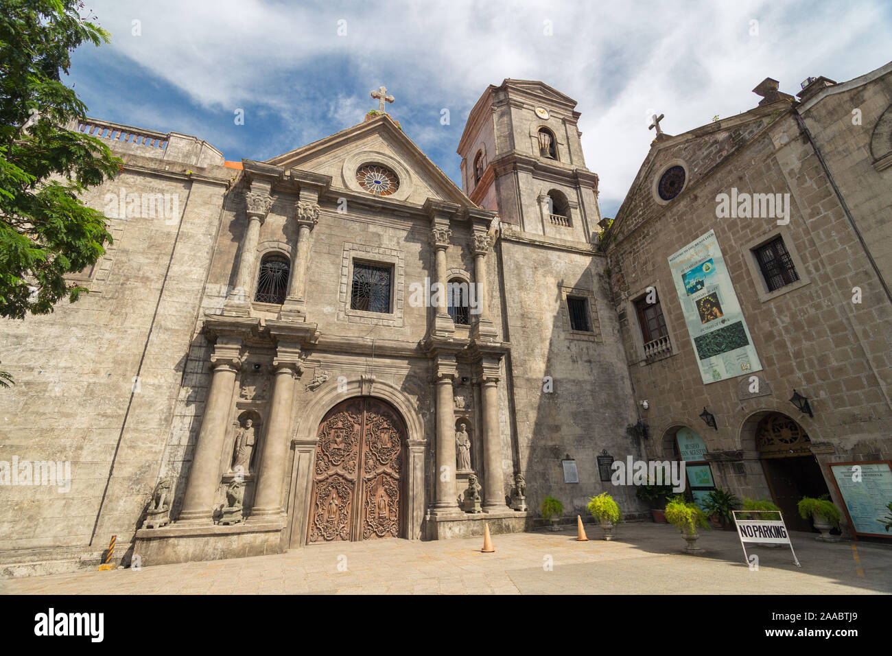 Manila, Philippines - July 24, 2017: View to San Augustin Church Stock Photo