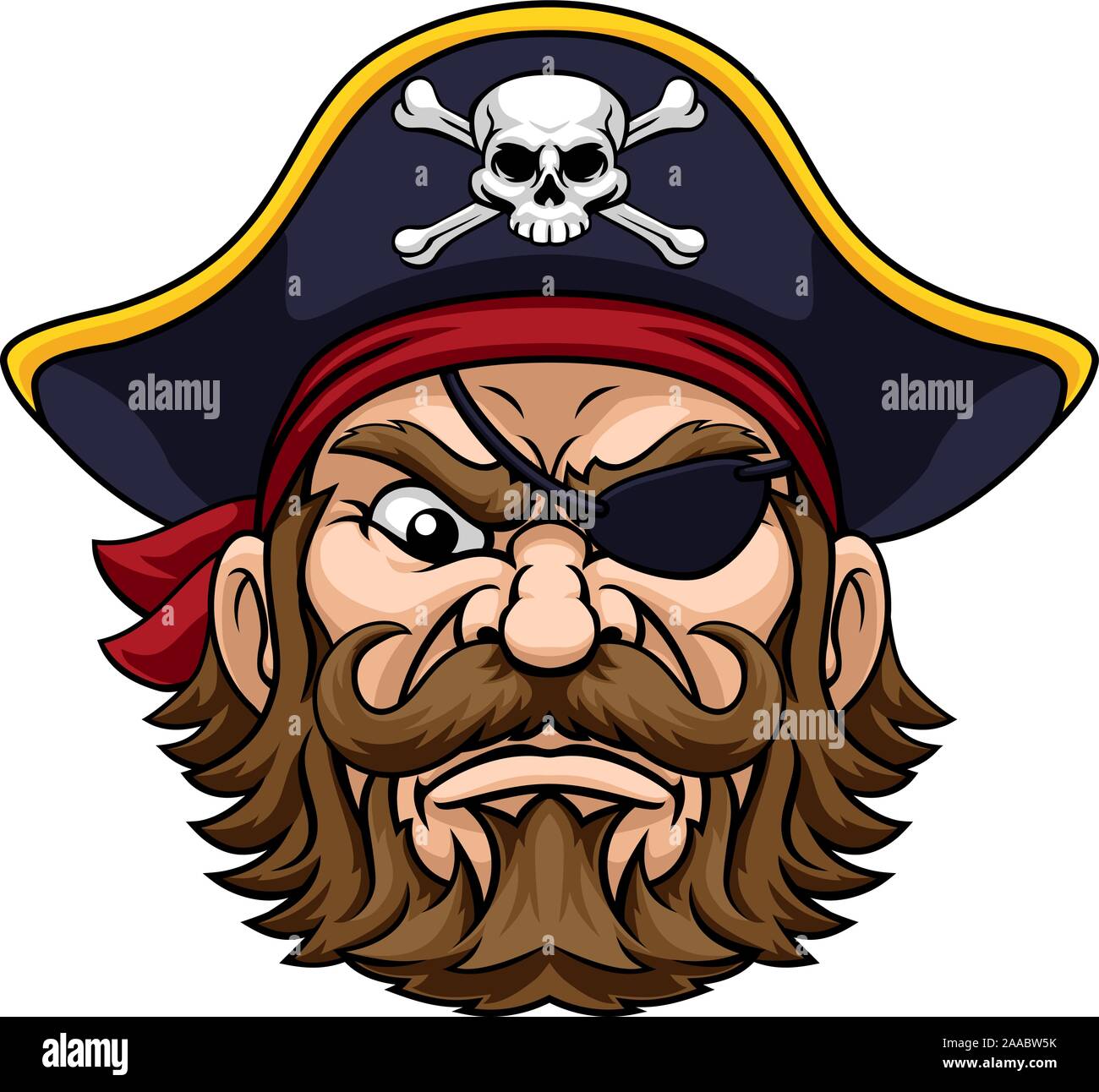 Pirate mascot clip art hi-res stock photography and images - Alamy