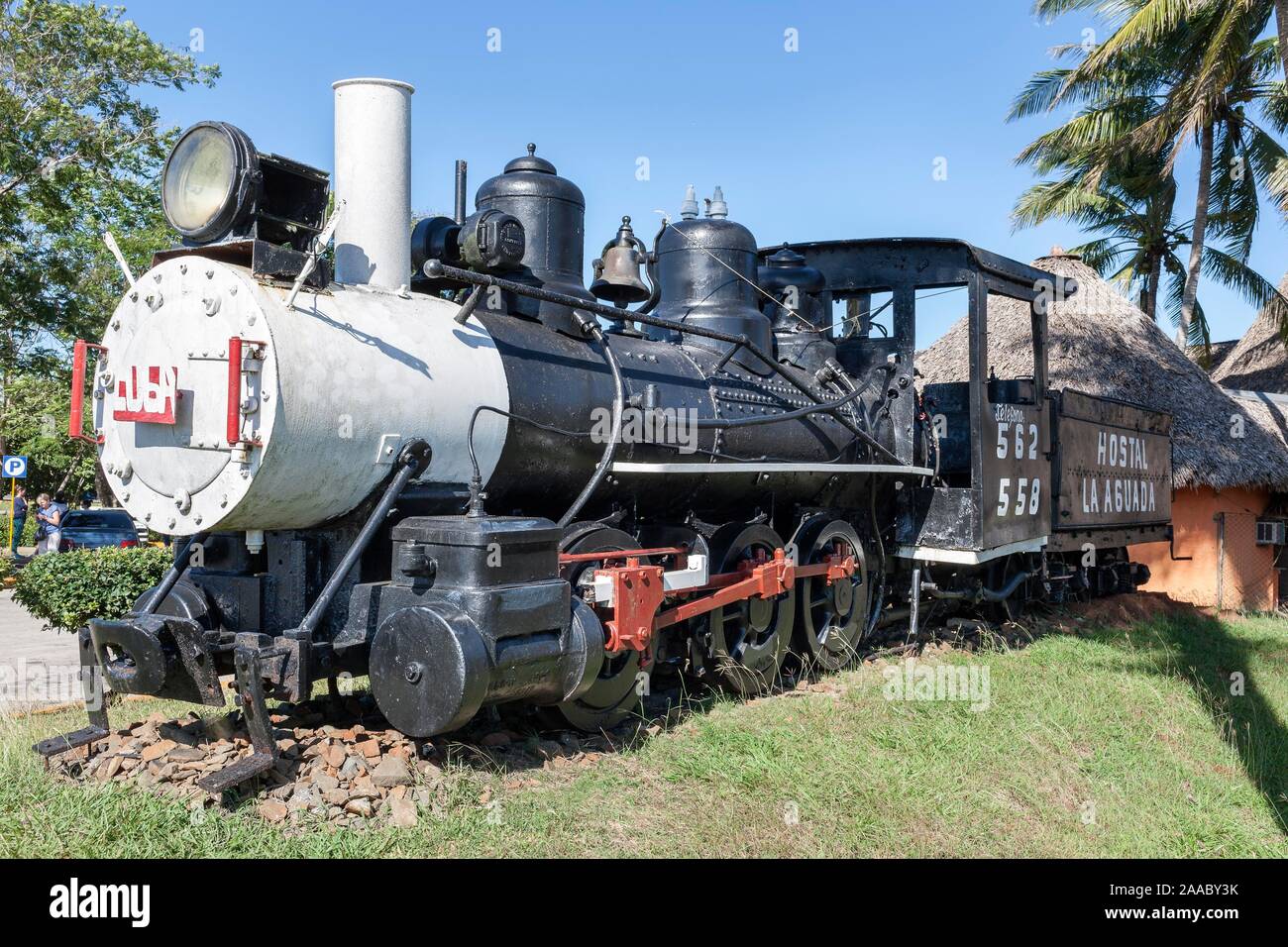 Historical steam locomotive, Havana, Cuba Stock Photo - Alamy