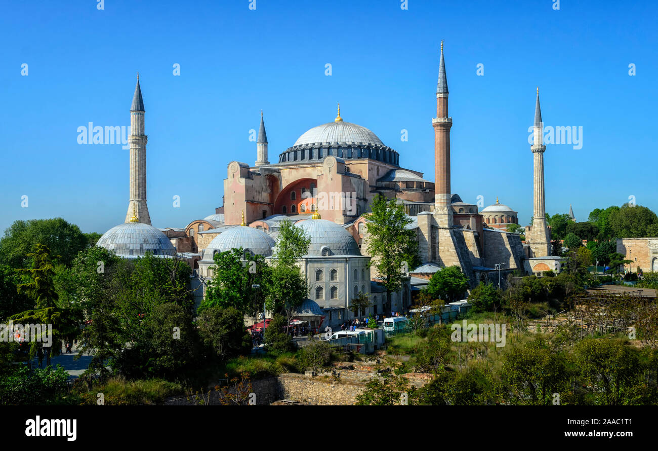 Aerial view of istanbul aya sofya hi-res stock photography and images ...