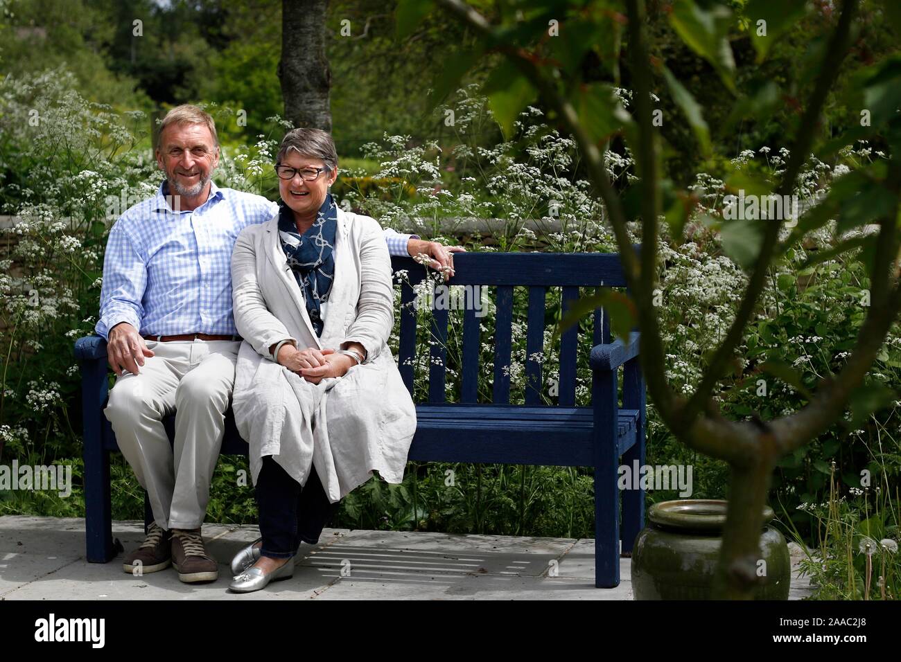 Lady Delia Thornton, with her husband Air Marshal(Retired) Sir Barry in