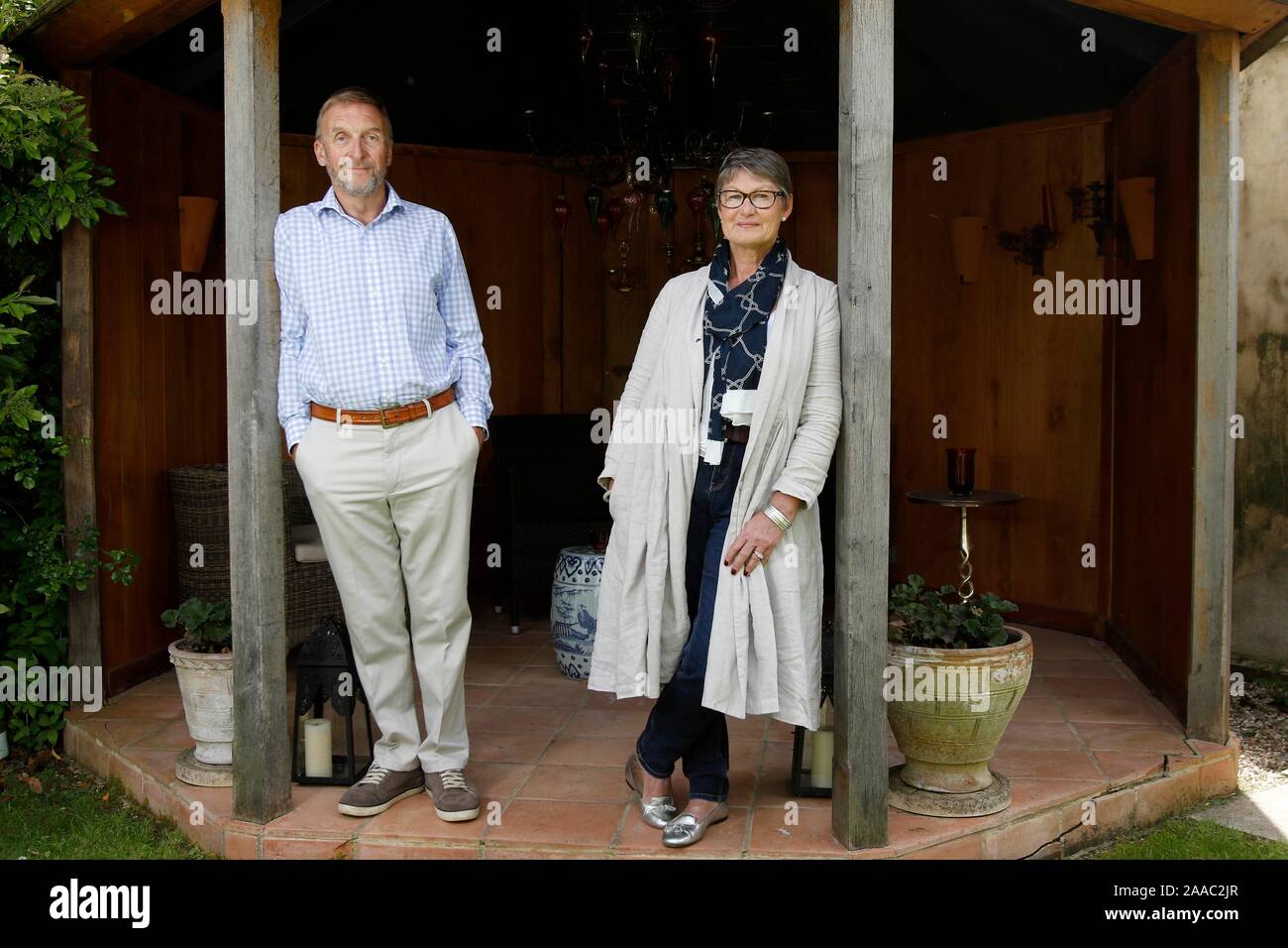 Lady Delia Thornton, with her husband Air Marshal(Retired) Sir Barry in