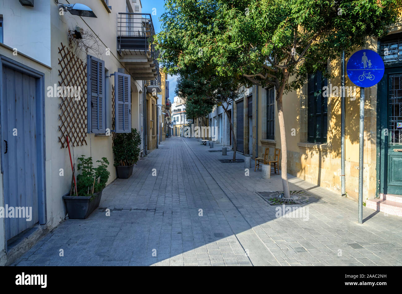 A Street In Nicosia Cyprus Stock Photo Alamy   A Street In Nicosia Cyprus 2AAC2NH 