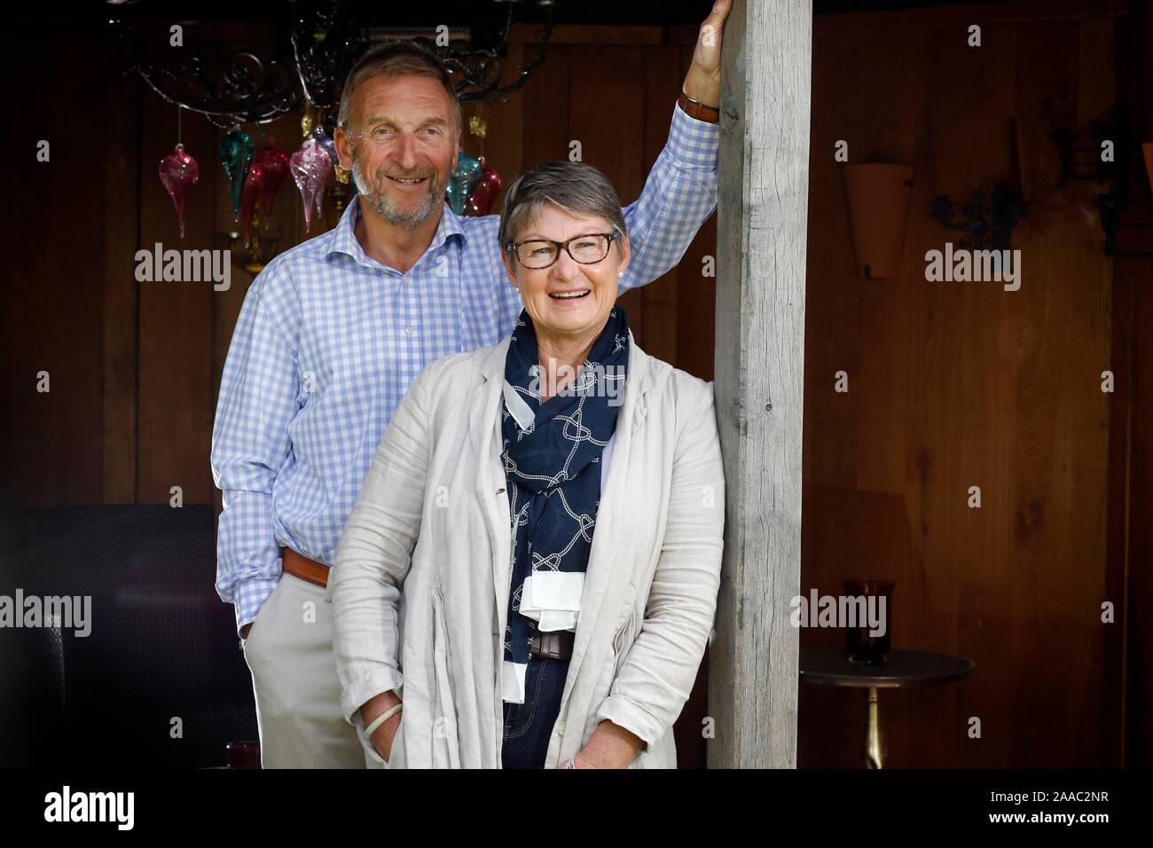 Lady Delia Thornton, with her husband Air Marshal(Retired) Sir Barry in