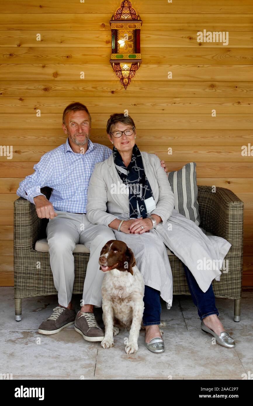 Lady Delia Thornton, with her husband Air Marshal(Retired) Sir Barry in