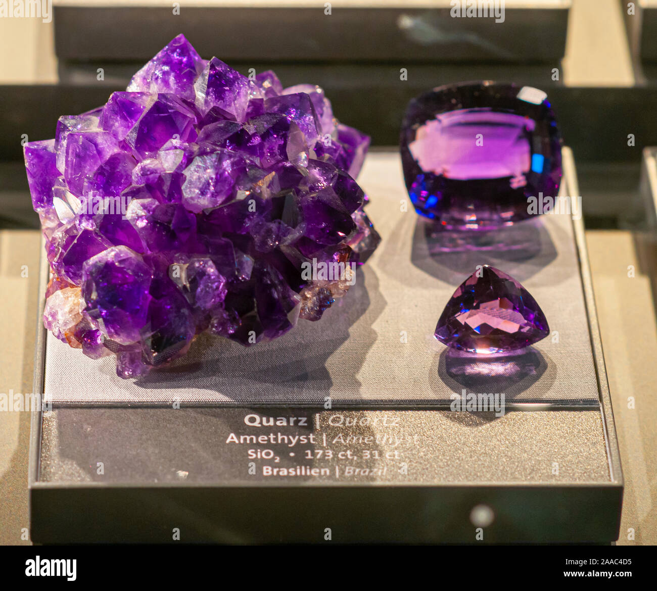 Quartz Mineral and jewellery Stock Photo Alamy