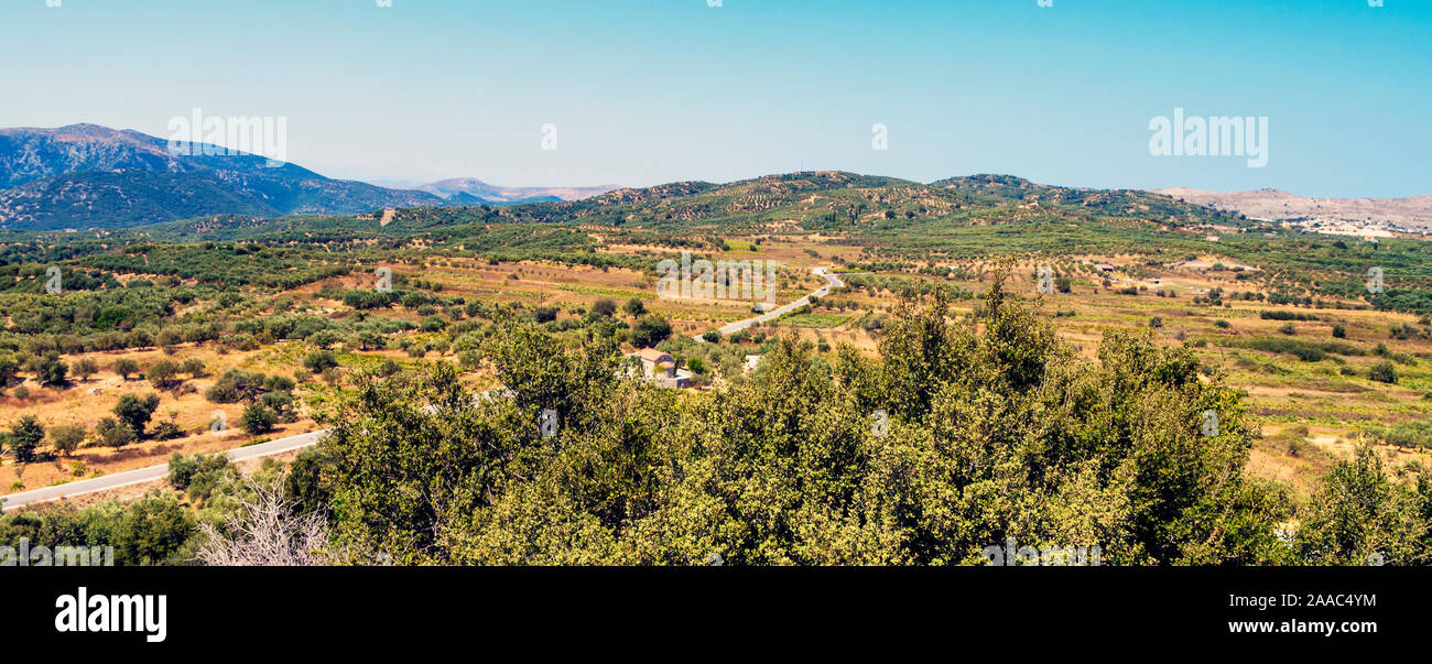 Landscape of the Crete island, Greece Stock Photo - Alamy