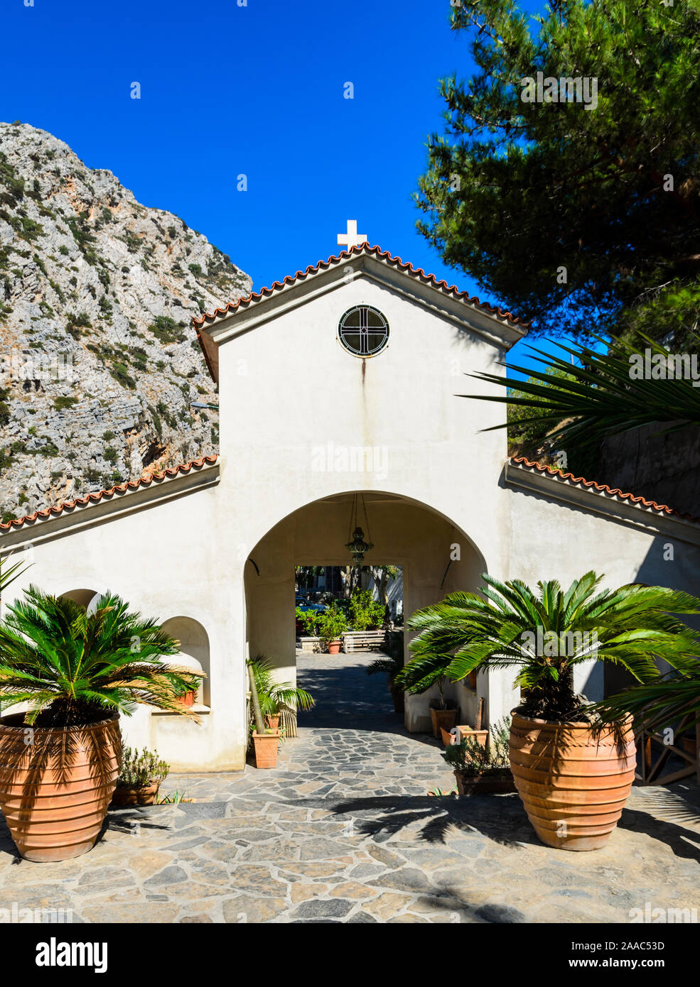 Monastery of St. Selinari Stock Photo