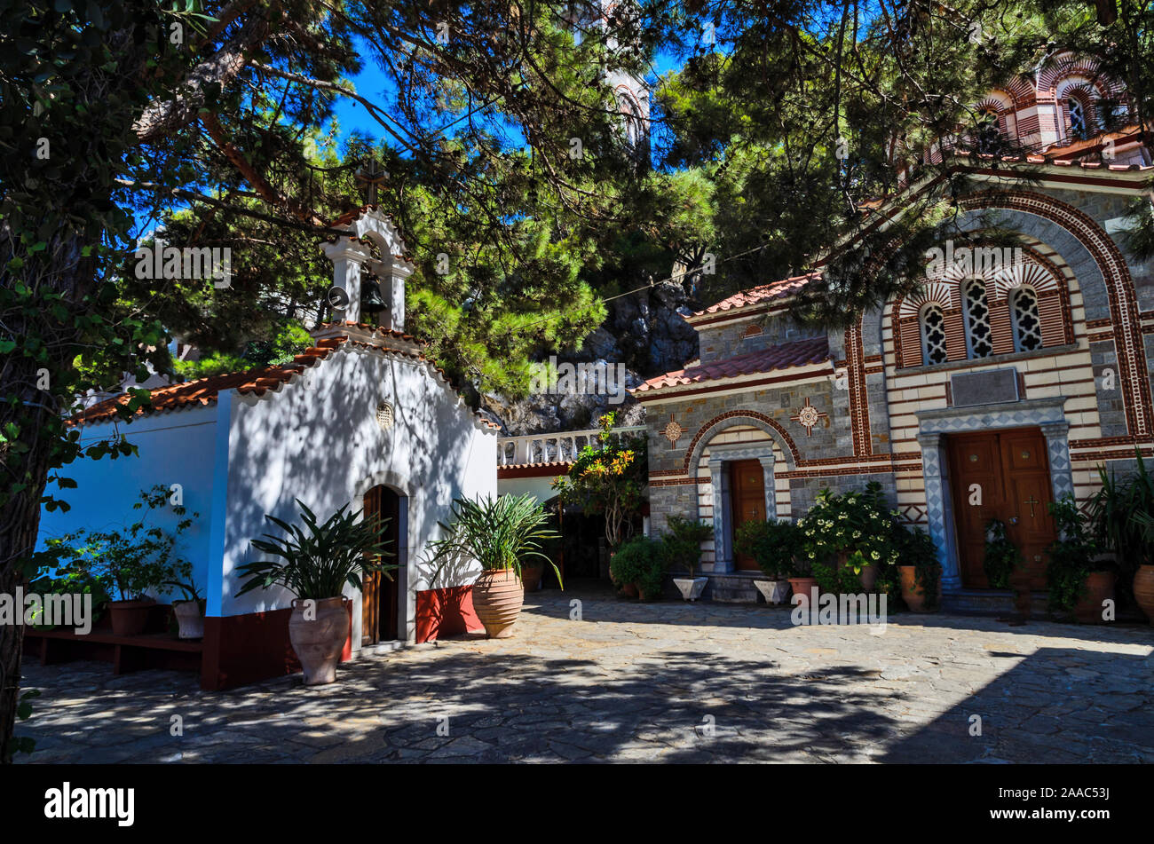 Monastery of St. Selinari Stock Photo