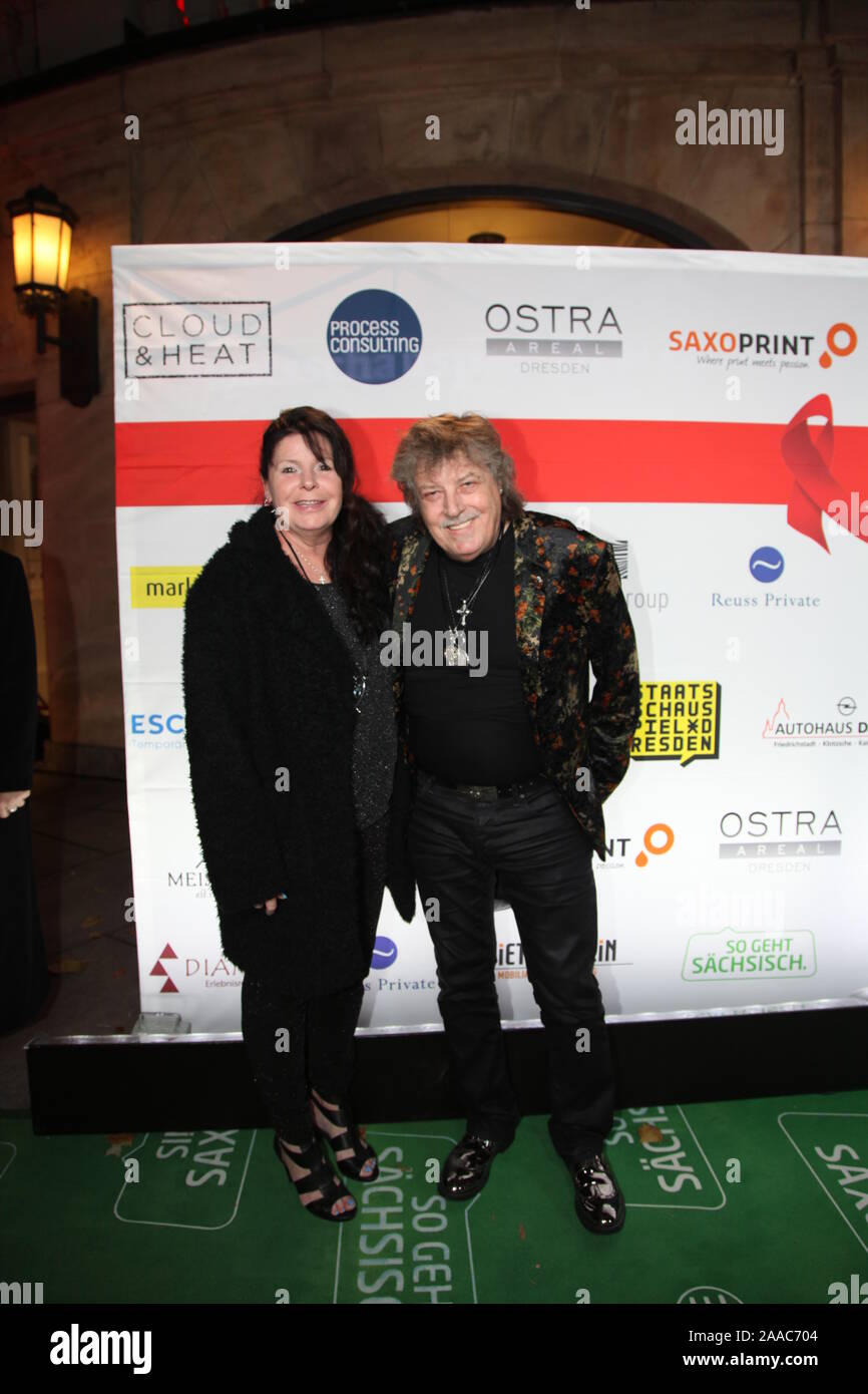 Dieter „Quaster“ Hertrampf mit Ehefrau Liane Hertrampf bei der 14. Hope