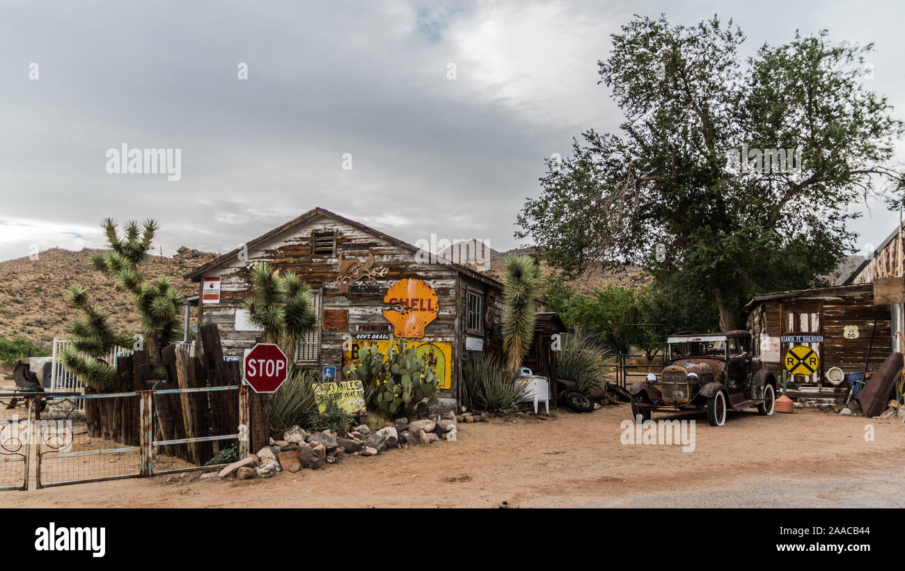 Route 66, Seligman Stock Photo Alamy