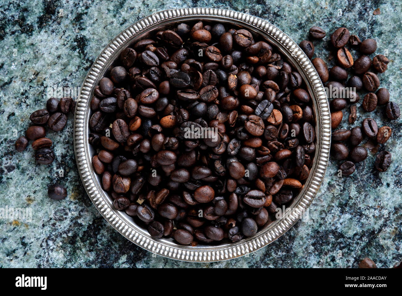 roasted coffee beans, India, Asia Stock Photo