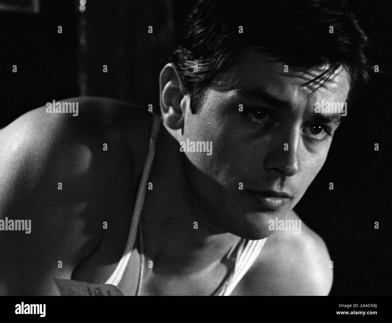 ALAIN DELON in ROCCO AND HIS BROTHERS (1960) -Original title: ROCCO E I ...