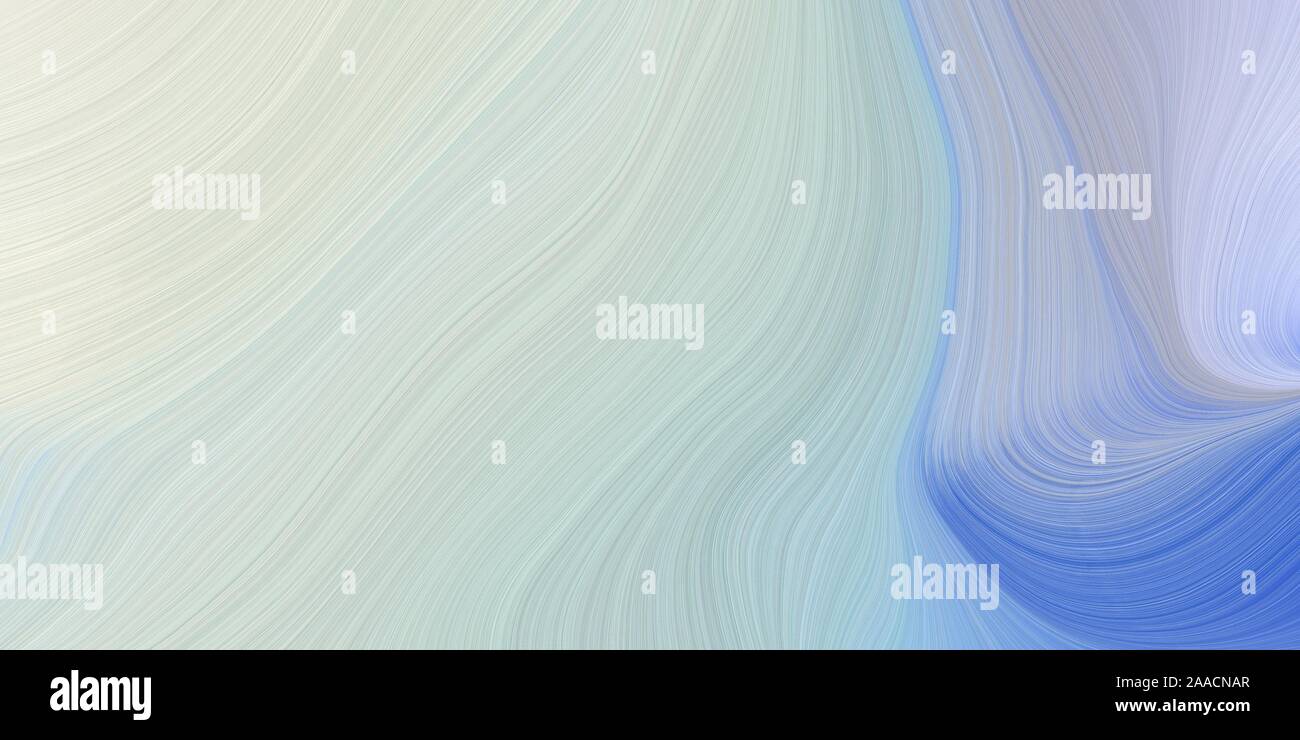 modern waves background illustration with light gray, royal blue and ...