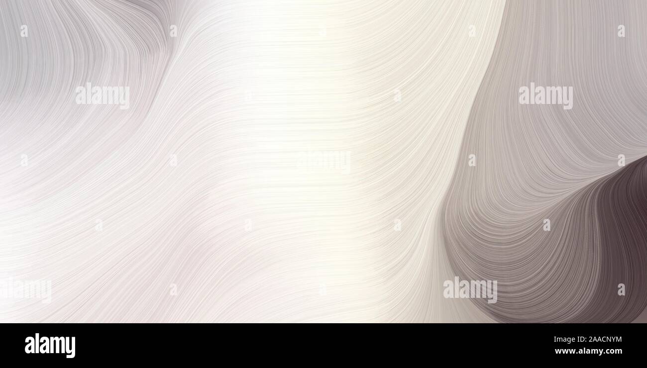 modern waves background illustration with light gray, antique white and