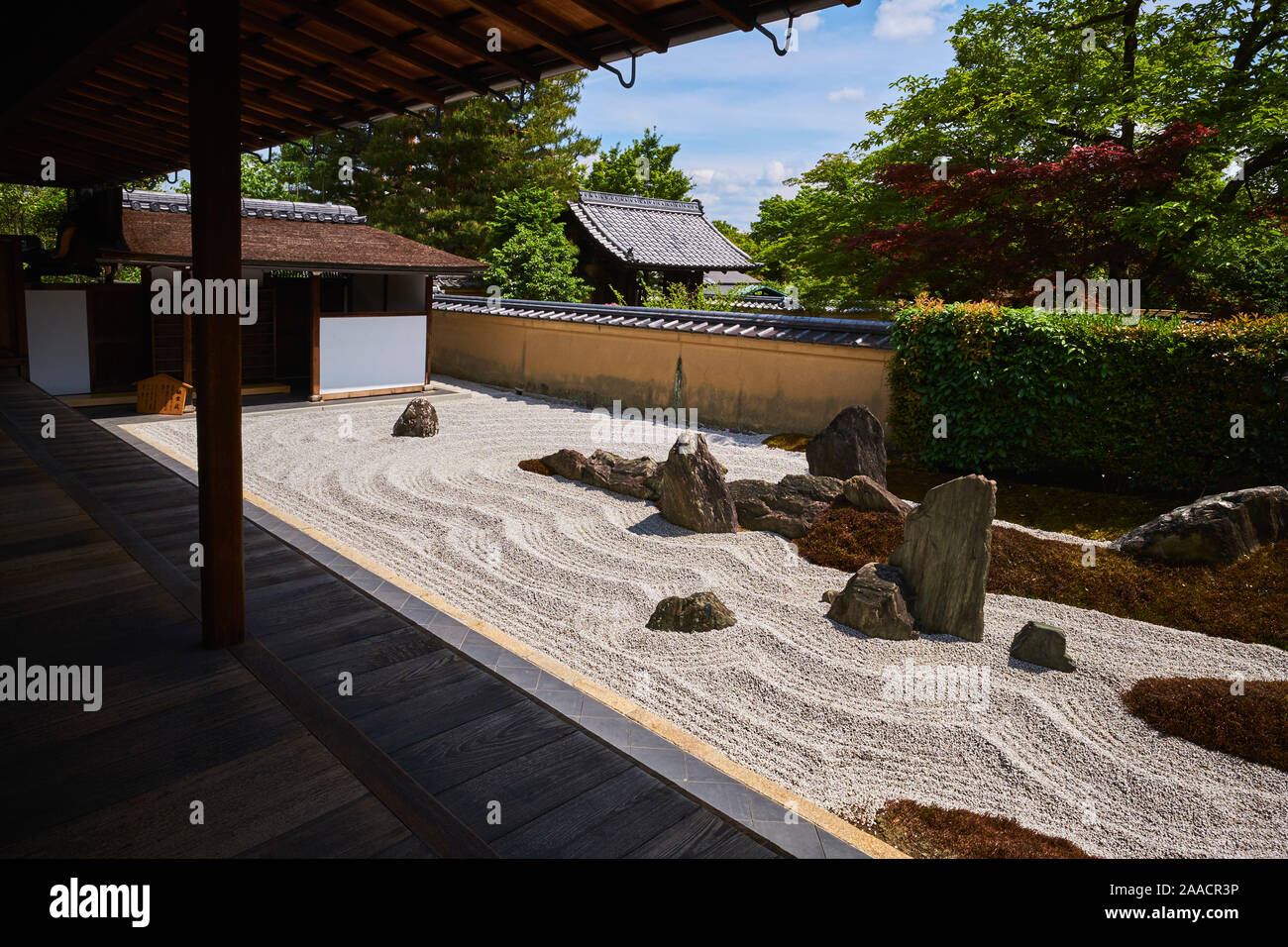 Japan, Honshu island, Kansai region, Kyoto, Zuiho-in temple Stock Photo
